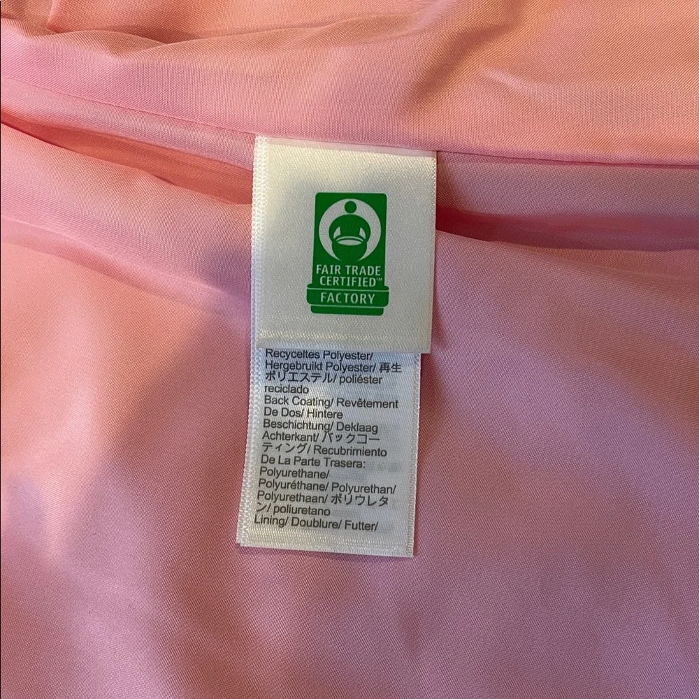 J.Crew Brown Quilted Vest Pink Lining Zip Pockets Size Small